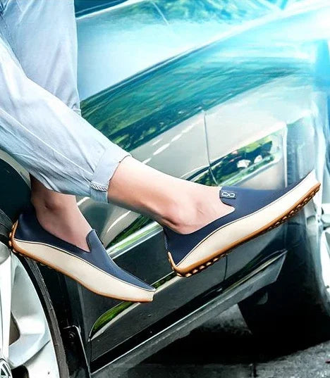 Moccasin Men's Leather Shoes Soft Casual Comfortable Male Shoe High Quality Fashion In Promotion Cheap Clearance Korean Style