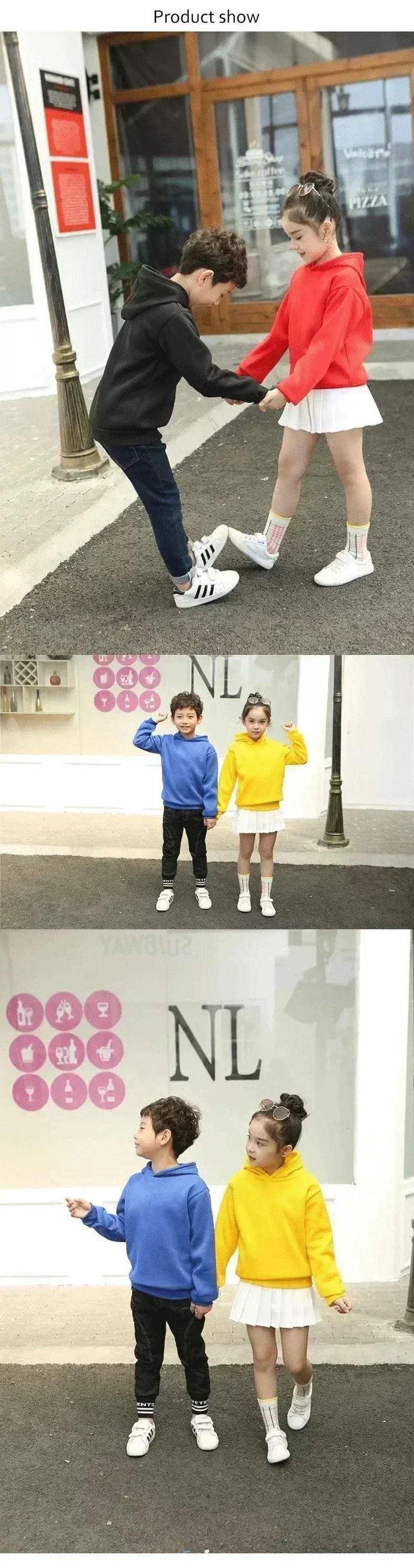 Kids Spring Autumn Casual Fashion Pullover Hoodie+Pants 2pcs Tracksuits 2-13 Years Boys Girls Streetwear Children Clothes Sets