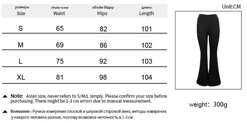 Autumn New Women's Trousers Black Sexy Slim Hip-lifting Bell Bottoms Streetwear Fashion Female Versatile Pants Knitted Clothing