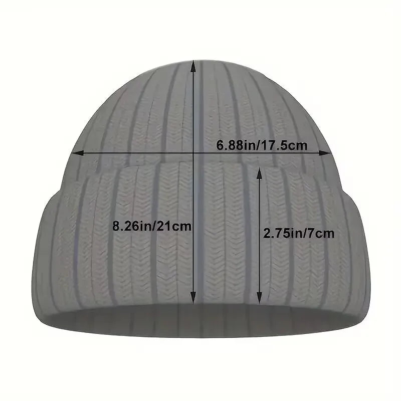 1pc/3pcsWinter and autumn warm-up hat with embroidered smiling face woolen hat for men and women, knitted for casual and active BAZAARHUBO