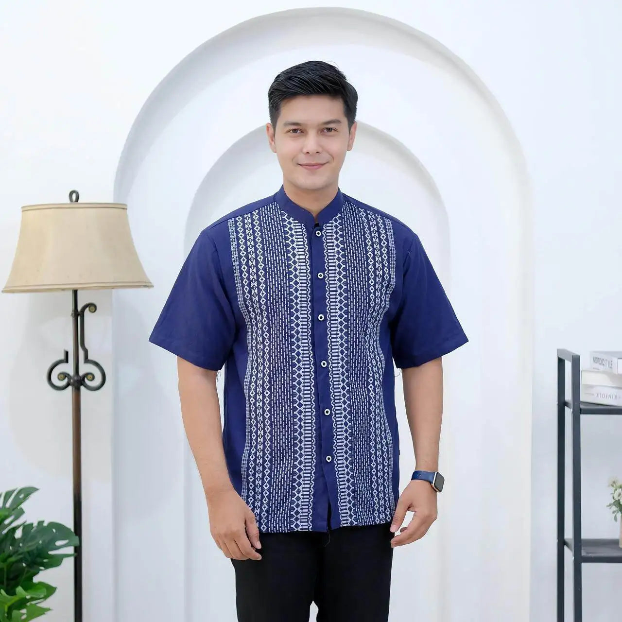2025 Vintage African Style Men's Retro Ethnic Tribal Short Sleeve Shirt Tops Fashion Casual Vacation Streetwear Men's Shirt