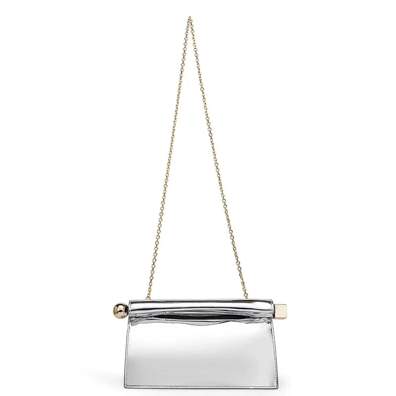A New Luxury, Fashionable and Niche Rolled-up Clutch Bag for Women, A Versatile Folding Chain Single-shoulder Crossbody Bag