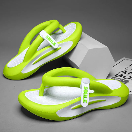 Fashion Men Slippers Bathroom Platform Sandals Women Flip Flops Indoor Non-slip EVA Slides Man Summer Slippers Men Beach Shoes