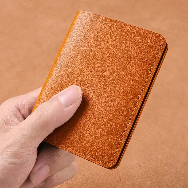 Ultra Thin Design Credit Card Holder Women Wallets Fashion Purses Small Wallet for Men Short Clutch Purse Money Bag Mens Wallet