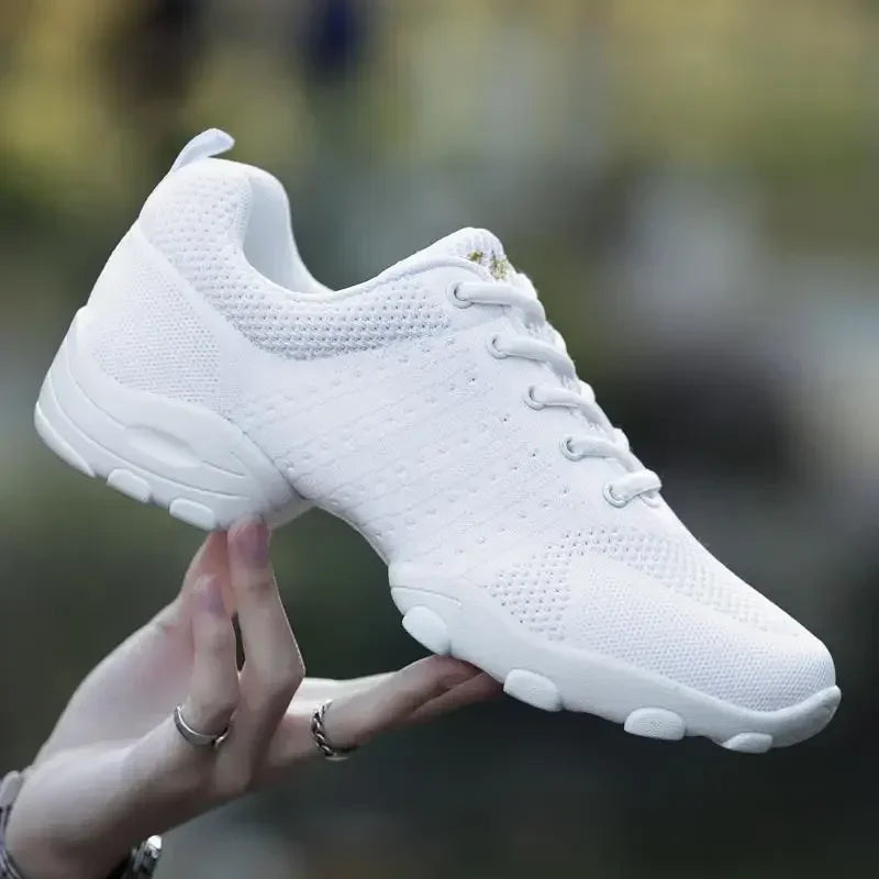 Men's Mesh Dance Shoes Male Soft Sole Yoga Shoes Man 2024 New Sports Sneakers Breathable Weaved Sports Shoes Jazz Modern Dance