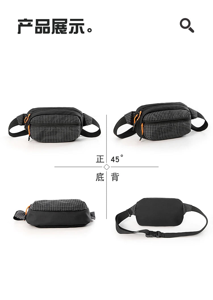 2025 New Pattern Lightweight Waterproof Nylon Fabric Small Square Bag for Women - Single Shoulder Crossbody Compact Bag for Mobi