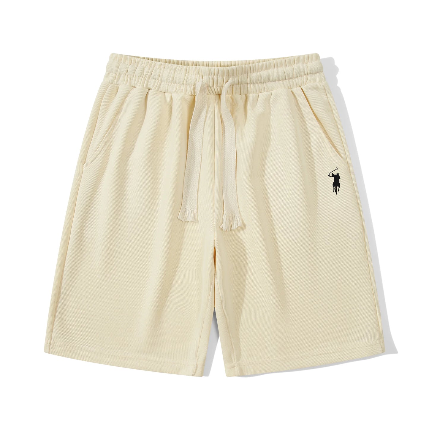 Men's summer casual  sports pants, Embroidered horse suitable for vacation wear, gym wor casual vacation loose fit  men shorts
