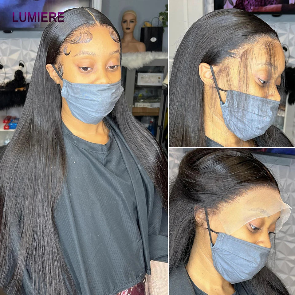 38 40 Inch Bone Straight 100% Virgin Unprocessed Human Hair Bundles Deal Raw Hair Extensions Brazilian Natural Black Wholesale