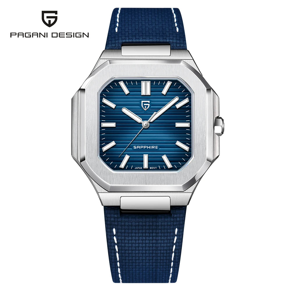 2026 New PAGANI DESIGN Men's Watches Luxury Quartz Watch For Man VH31 Wristwatches Waterproof AR Sapphire Mirror Stainless Steel