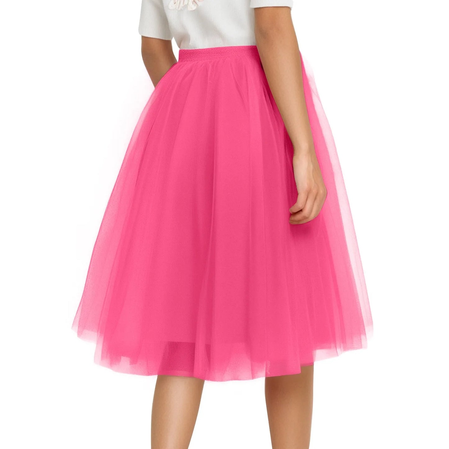 Tutu Skirt For Women 50s Skirt Retro Party Tulle Ballet Rockabilly Petticoat Underskirt Dance Dress Cosplay Mesh Skirt