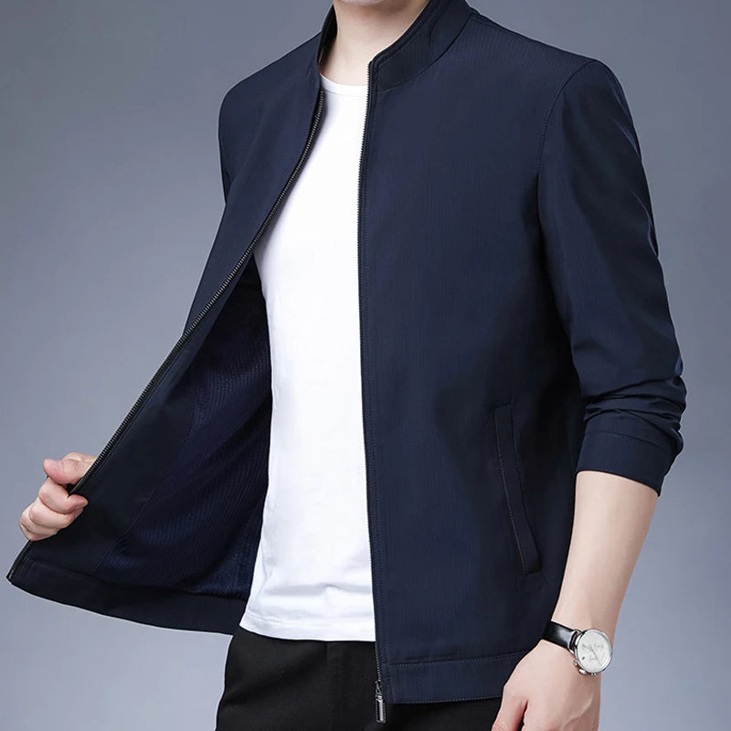 Loose Casual Business Men's Jacket Blazers for Men Formal Social Jacket Solid Color Luxury Office Dress Coat Spring Autumn New