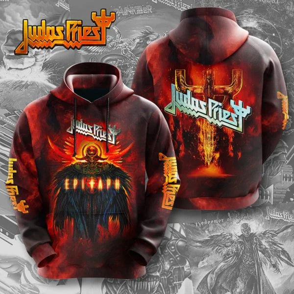 Hot Rock Judas Priest Band 3d Print Hoodie Men Women Fashion Hip Hop Hoodie Sweatshirt Women Sweats Men Clothes Unisex Tracksuit
