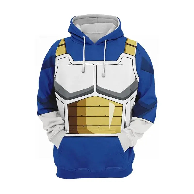 Vegeta IV Cosplay Hoodie 3D Printed Hooded Sweatshirt Men Women Casual Streetwear Pullover BAZAARHUBO