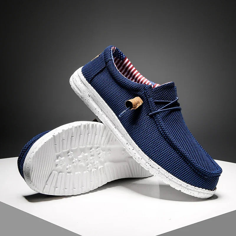 Canvas Loafers Comfortable Walking Flats for Man  Non Slip Soft Moccasins Sneakers Summer loafers Men Casual Shoes Slip on