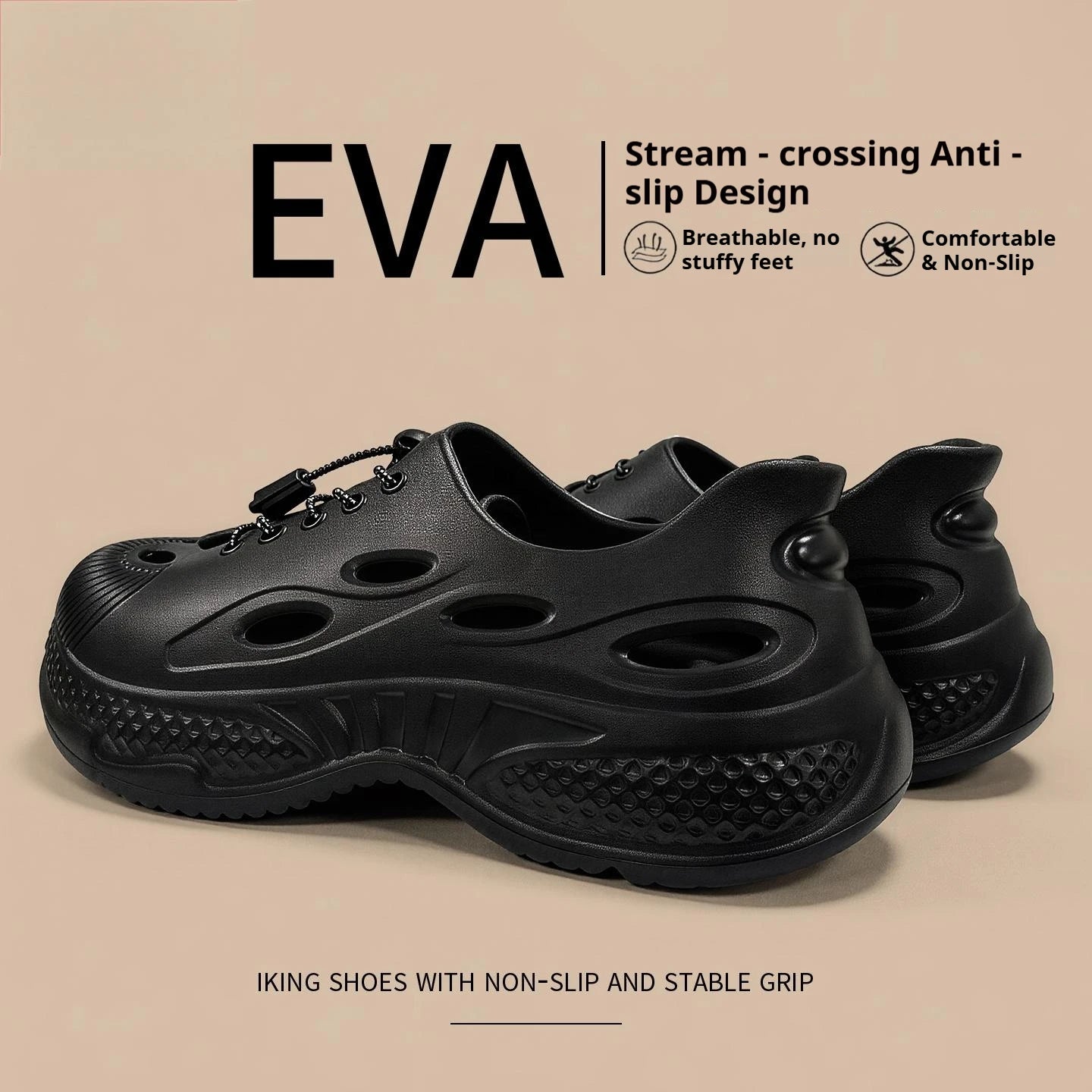 Men's Outdoor Sports Sandals, Lightweight, Non-Slip And Wear-Resistant, Suitable For Both Men And Women