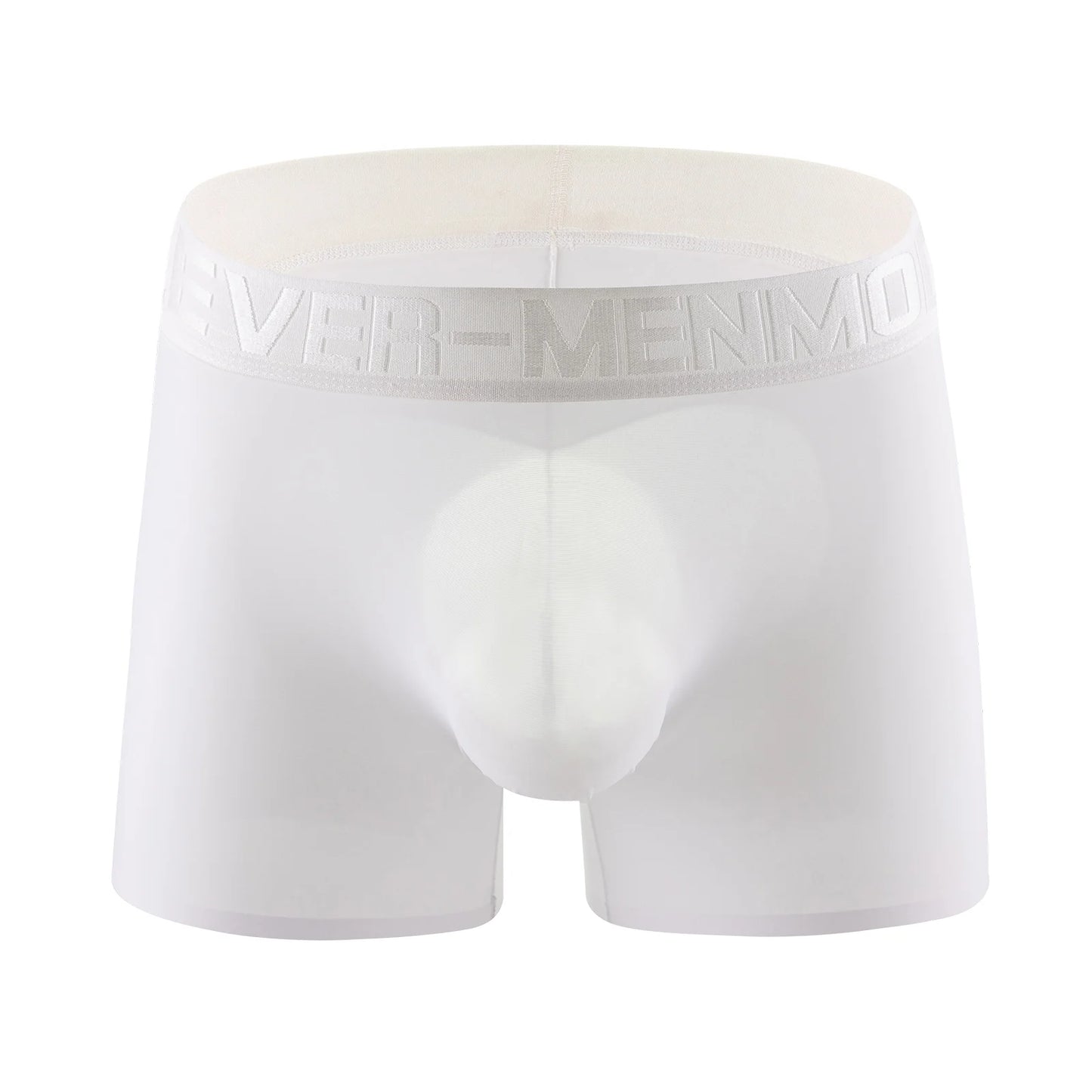 Sexy Mesh Penis Pouch Panties Ultra-thin Underwear Men Transparent Butts Boxer Shorts Heart-shaped Ice Silk
