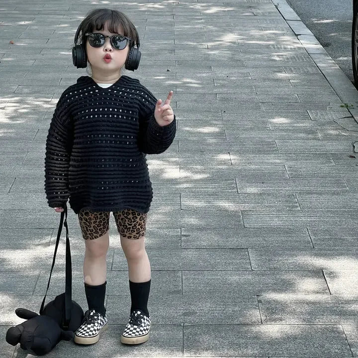 Kids Shorts Leopard Print Leggings Yoga Stretch Pants Kids Clothes for Girls Boys  Shorts for Girls