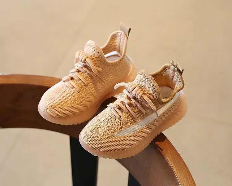 Fashion Kids Running Shoes Boys Girls Light Casual Sports Shoes Soft Soled Sneakers School Children's Sneakers Tennis Flat Shoes
