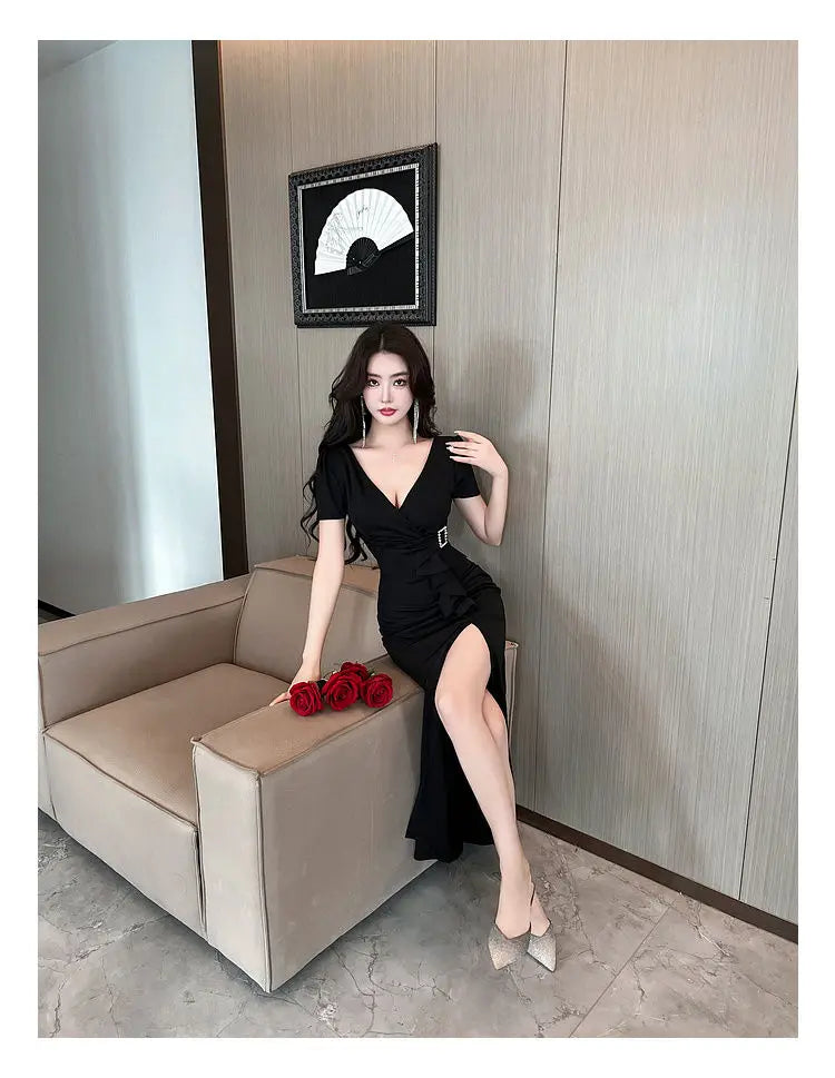 Sexy Evening Dress for Women in 2025 Slim and Slim Nightclub