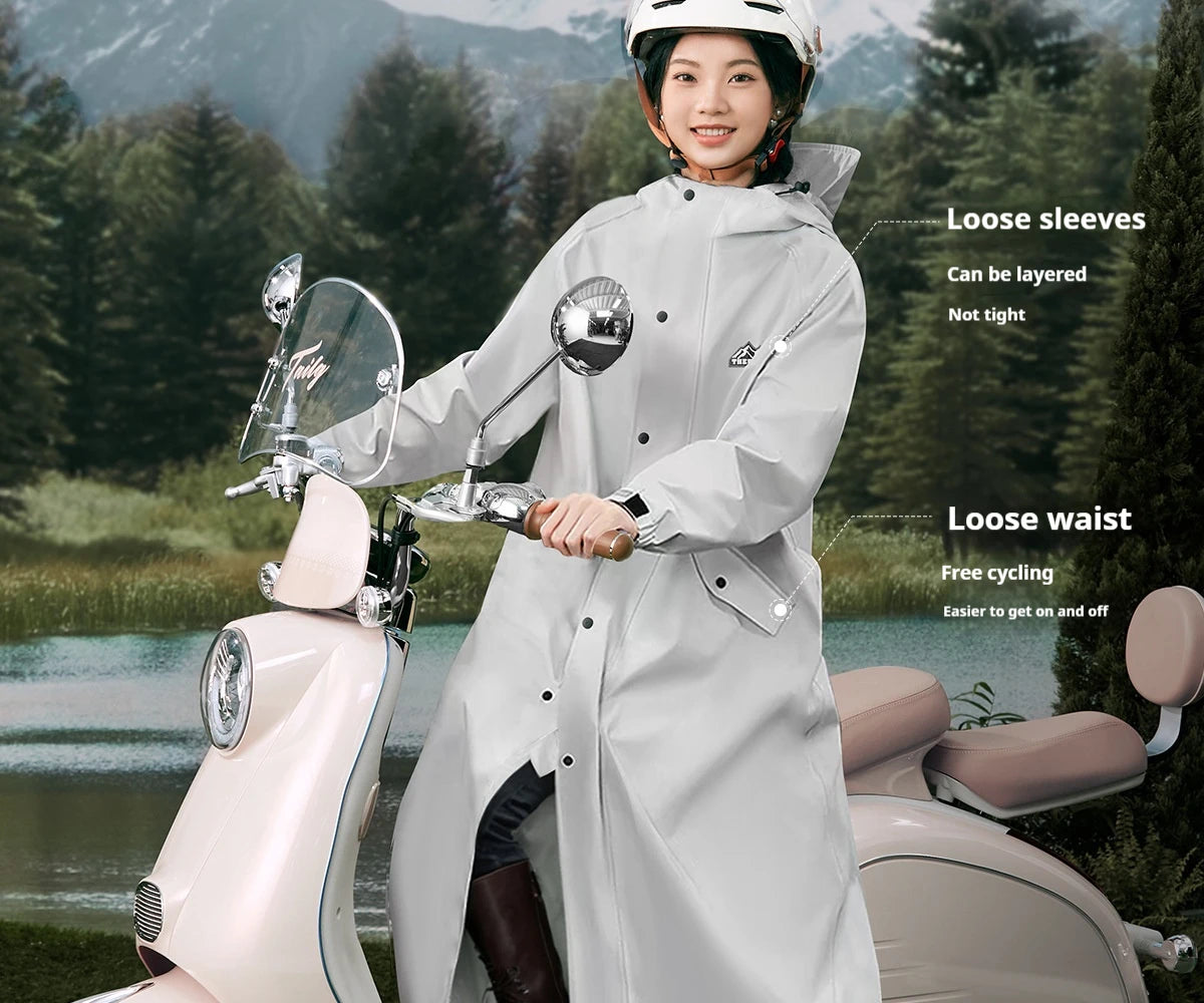 Electric Car Battery Raincoat, Raincoat, Thickened and Lengthened, Raincoat, Rainproof, Adult Motorcycle, Bicycle, Poncho