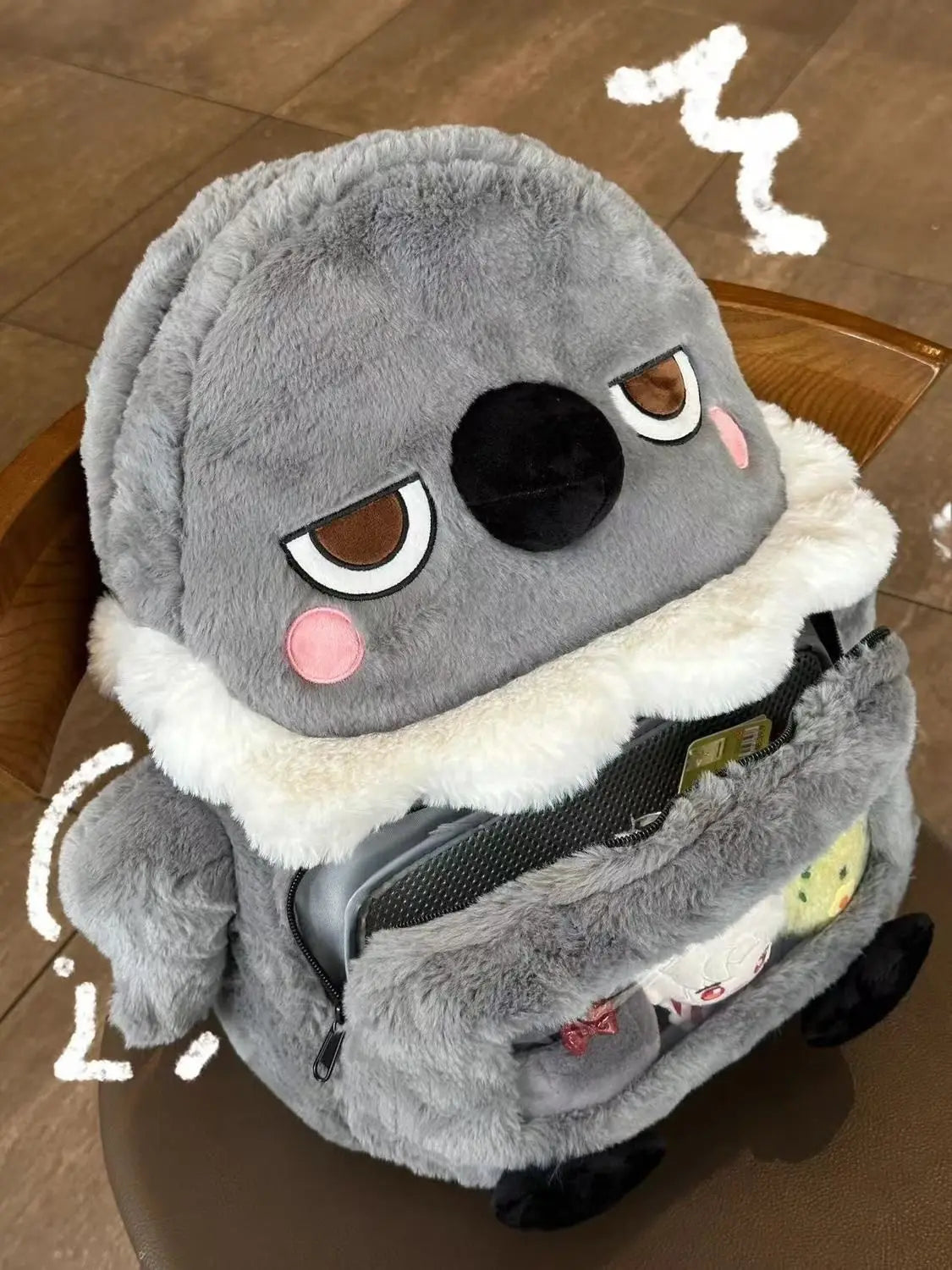 Game Love And Deepspace Sylus Cute Crow Plush Backpack School Bag Student Knapsack Anime Cosplay Handbag Messenger Bag