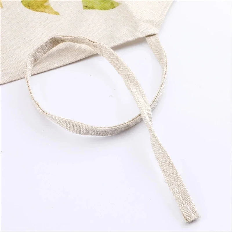 African Style Kitchen Aprons Linen Cooking Waist Bib African Woman Pattern Household Cleaning Sleeveless Pinafore Baking Aprons