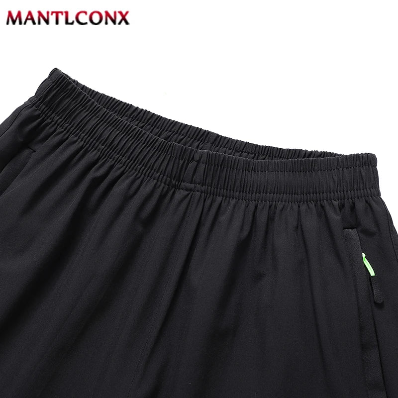 Thin Breathable Elastic Sports Shorts Casual Men's Running Shorts Quick-drying Fitness Black Shorts Men Beach Short Pants Male