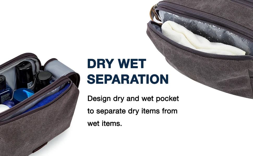 BAGSMART Toiletry Bag for Men Multifunction Outdoor Travel Cosmetic Bag Women Waterproof Makeup Bag Wash Pouch Handbag Organizer