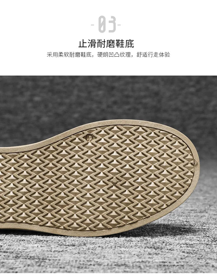 Man's Sneakers New Breathable Business Men Casual Shoes Autumn Non-slip Designer Black Leather Shoes for Men Zapatos Para Hombre