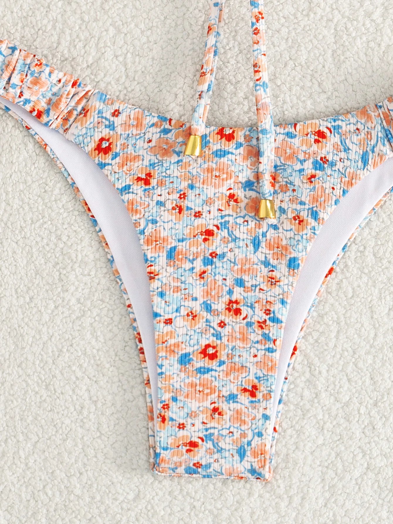 Floral Print Bathing Suit Brazilian Biquinis Swimming Suit for Women 2025 New Summer Bikini Micro Swimsuit Sexy Swimwear Bather