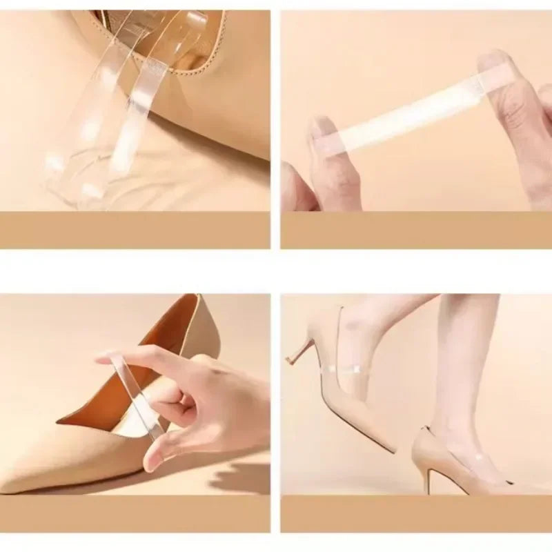 High Heels Fixed Strap Transparent Elastic Sturdy Shoelace Women Shoes Anti Fall Flexible Strap Loose High Heel Stretchable Band