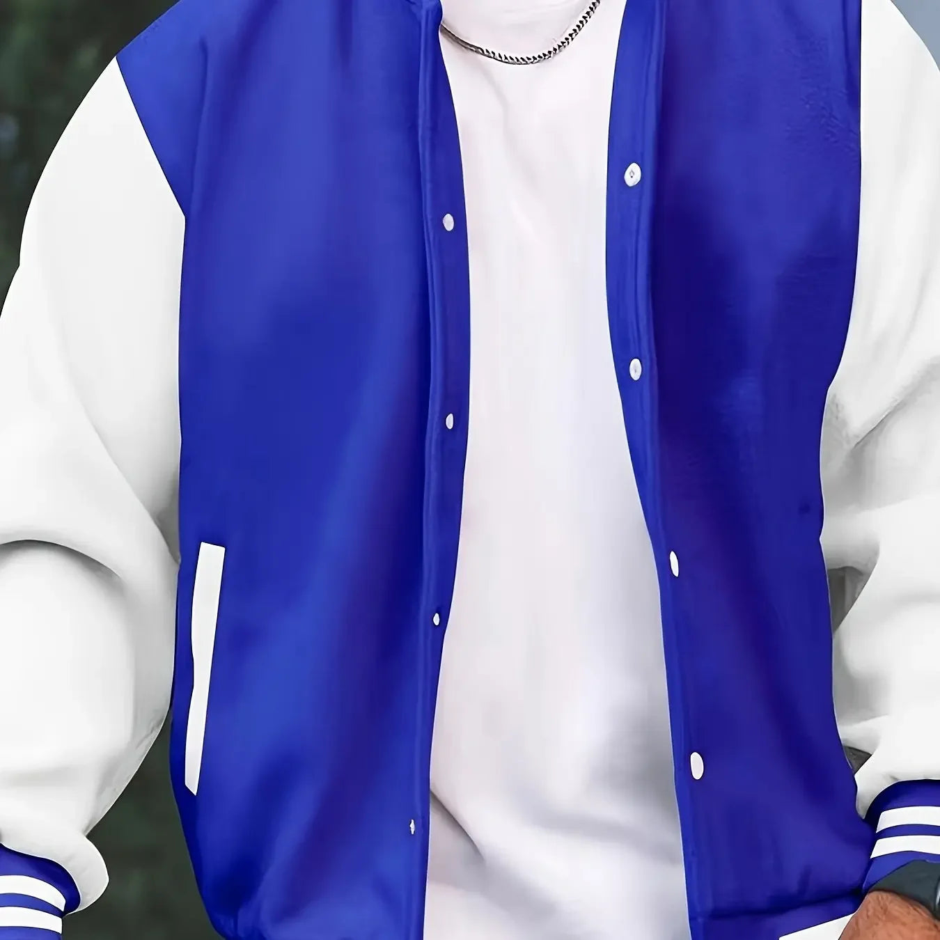 American Men's College-Style Baseball Jacket, Autumn/Winter Outdoor Sports Jogging Coat, Korean Fashion Casual Couple Jacket