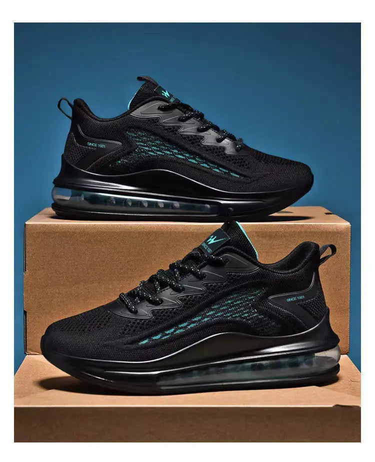 Men's Running Shoes Spring 2026 New Style Shock Absorption Air Cushion Sports Shoes Korean Version Heightening Fashion Casual...