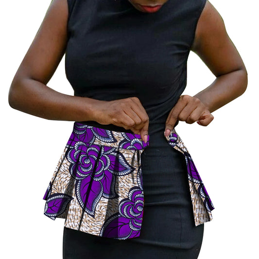 African Print Waist Corset Belt For Women Gift Handmade Waist skirt with print overlay and tie Ladies Ankara Jewelry wyb777