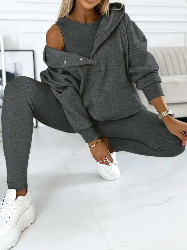 Tracksuit Women Pants Set Two Piece Set Autumn Winter Zipper Jacket Tops Suits Jogging Vintage Patchwork Outfits Y2k Streetwear