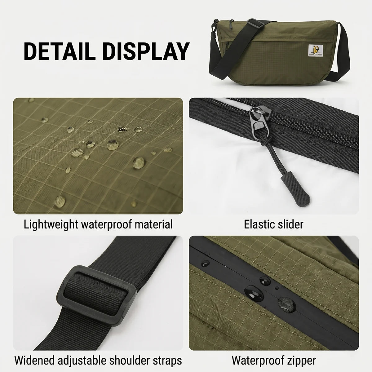 Casual Crossbody Bags For Men Women Shoulder Messenger Bag Large Capacity Small Fashion Travel Handbag Boys Girls Sling Bag