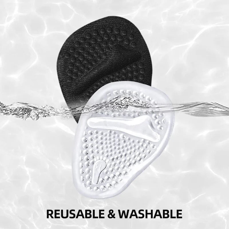 Silicone Forefoot Insert Metatarsal Pads for Women High Heels Sandals Non-slip Ball of Foot Cushions Pads for Feet Pain Relief