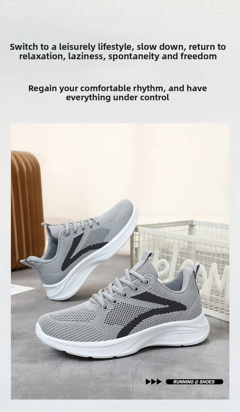 Women Casual Sport Shoes Breathable Lightweight Sneakers Outdoor Mesh Black Running Shoes Athletic Jogging Tenis Walking Shoes