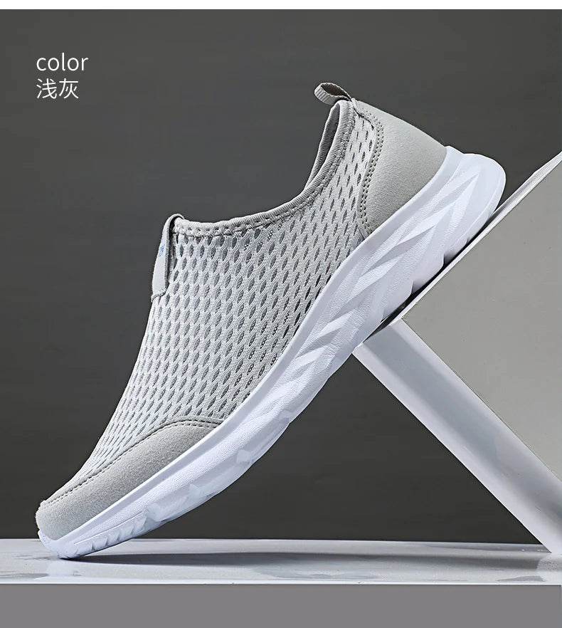 Lightweight Flat Sneakers Men Outdoor Walking Sneakers For Men Summer Large Size 48 Men's Loafers Casual SneaKers Women Male