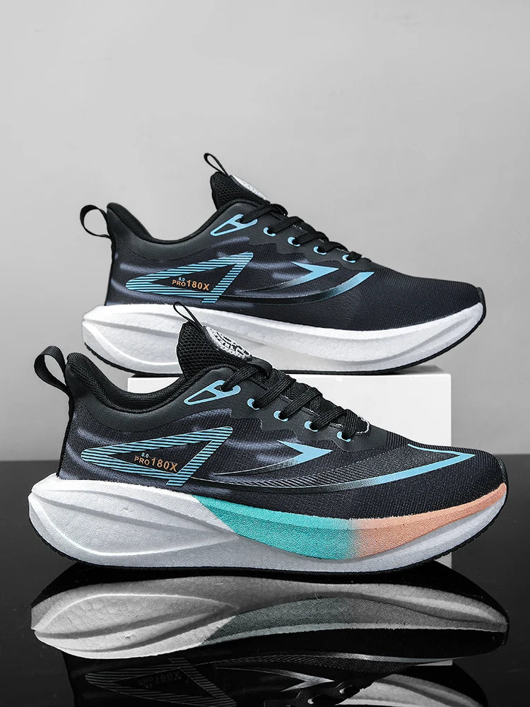 Men Running Shoes Marathon Men's Sneakers Casual Carbon Board Speciality Sports Lightweight Women's Athletic Nonskid Sneaker Men
