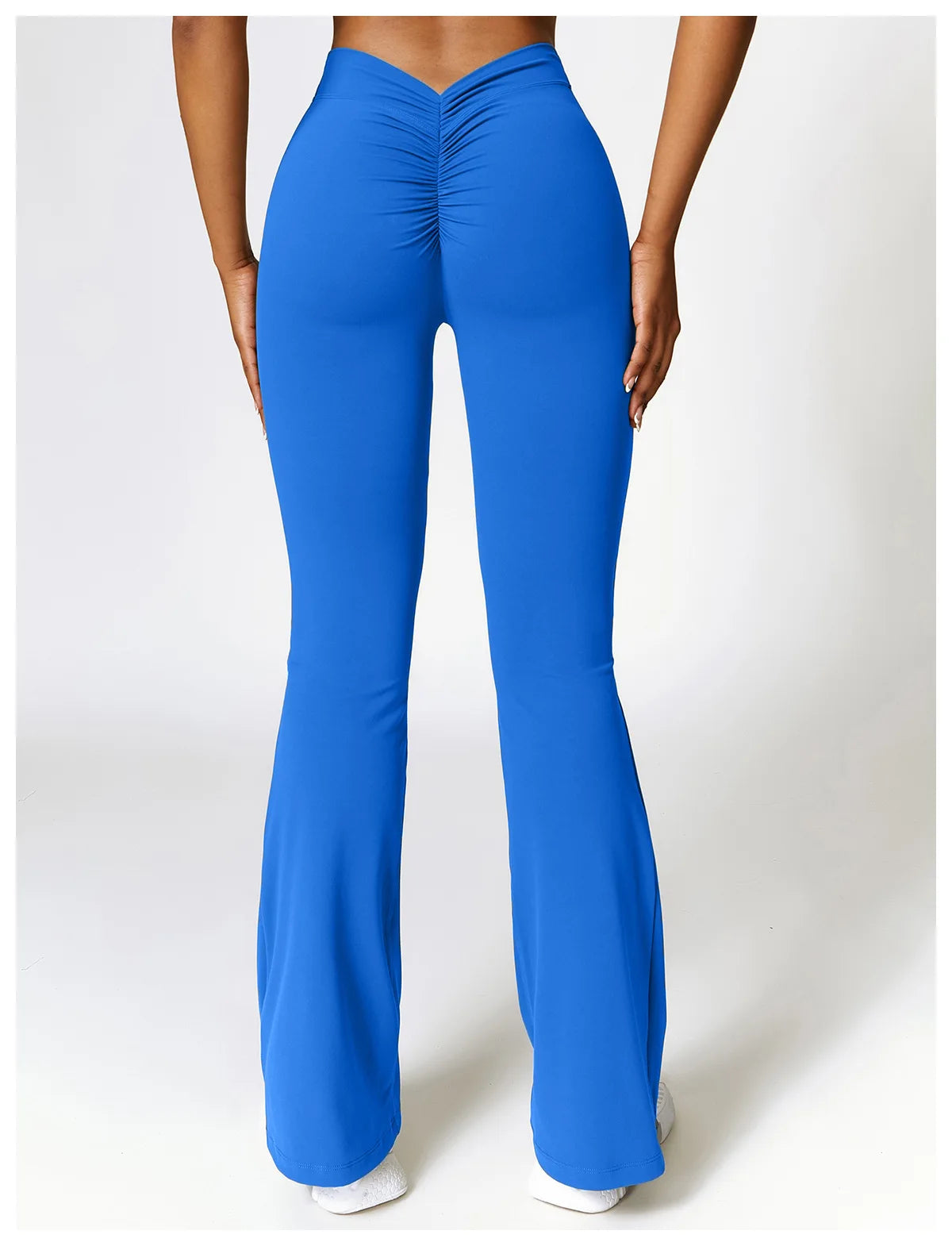 New Yoga Pants Flare Leggings Women High Waist Wide Leg Pants Women Gym Fitness Sports Flared Pant Dance Trousers V-shaped Hip