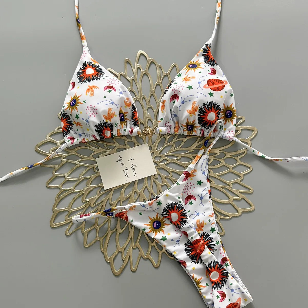 2026 Sexy Bikini Swimsuit New Model Separate Female Beach Swimwear Trendy Elegant Fashionable Pool Party Beachwear