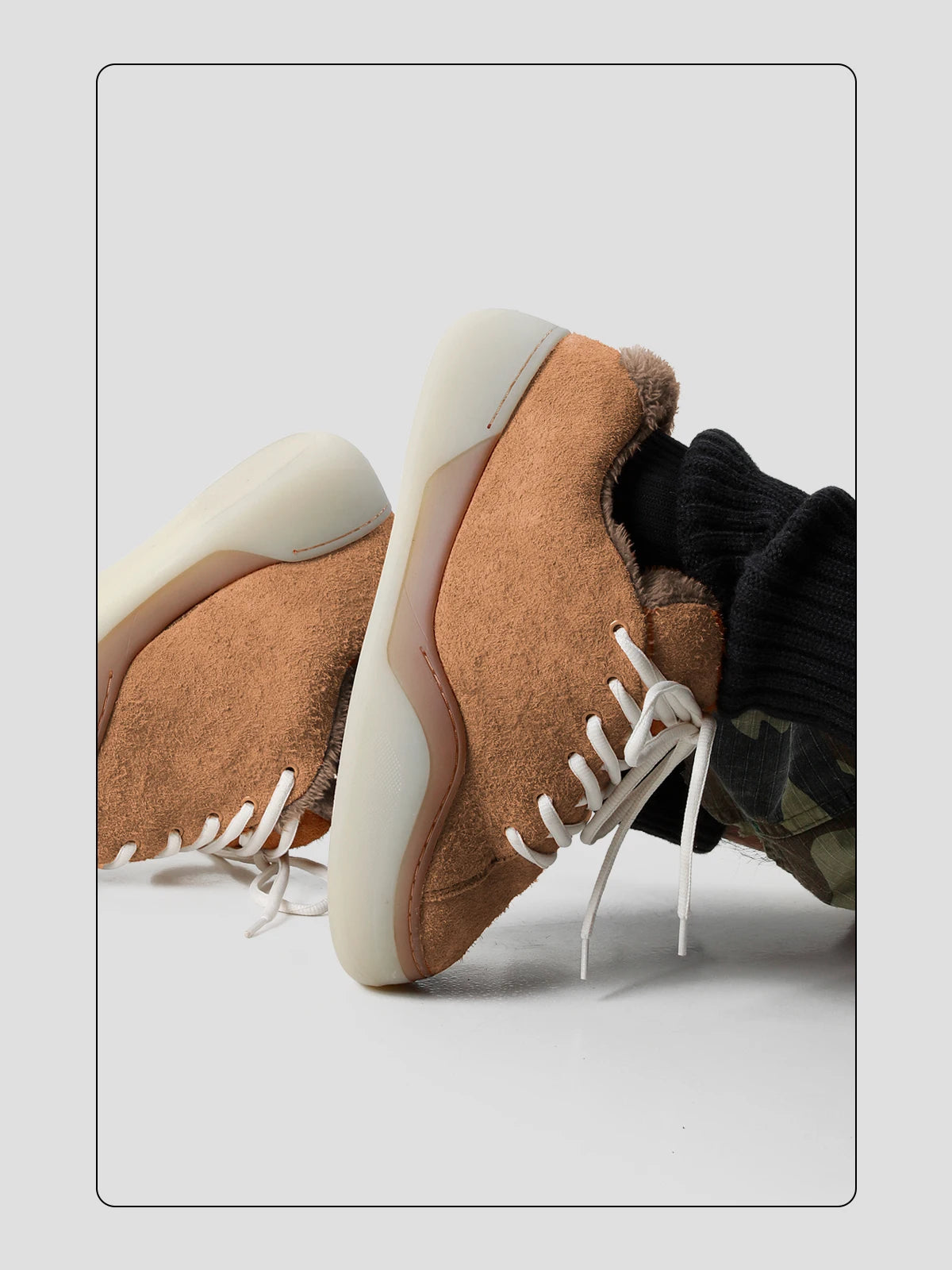 Designer Men's Skateboard Shoes Suede Leather Brown Sneakers Men Platform Shoes Original Skateboarding Sneaker Men Tenis Hombres