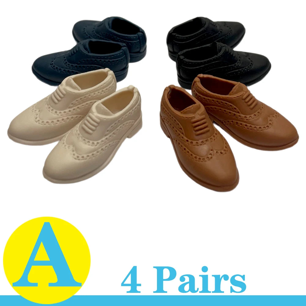 NK MIx 1/6 Doll Shoes Clothes 12 Inch Man Dolls Accessories 30CM Princess Doll Boots Fashion Leather Sneaker Slipper Gfit Toy JJ