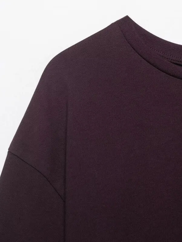 Women's Spring Summer Asymmetric Lace Trim Half Sleeve T-Shirt Back to School Casual Daily Wear Fashion Versatile Top 4 Colors