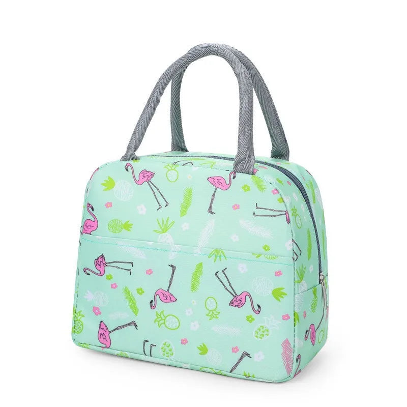 Portable Lunch Bags Thermal Insulation Lunch Box Storage Bag Children's School Lunch Box Bag Picnic Storage Large Capacity