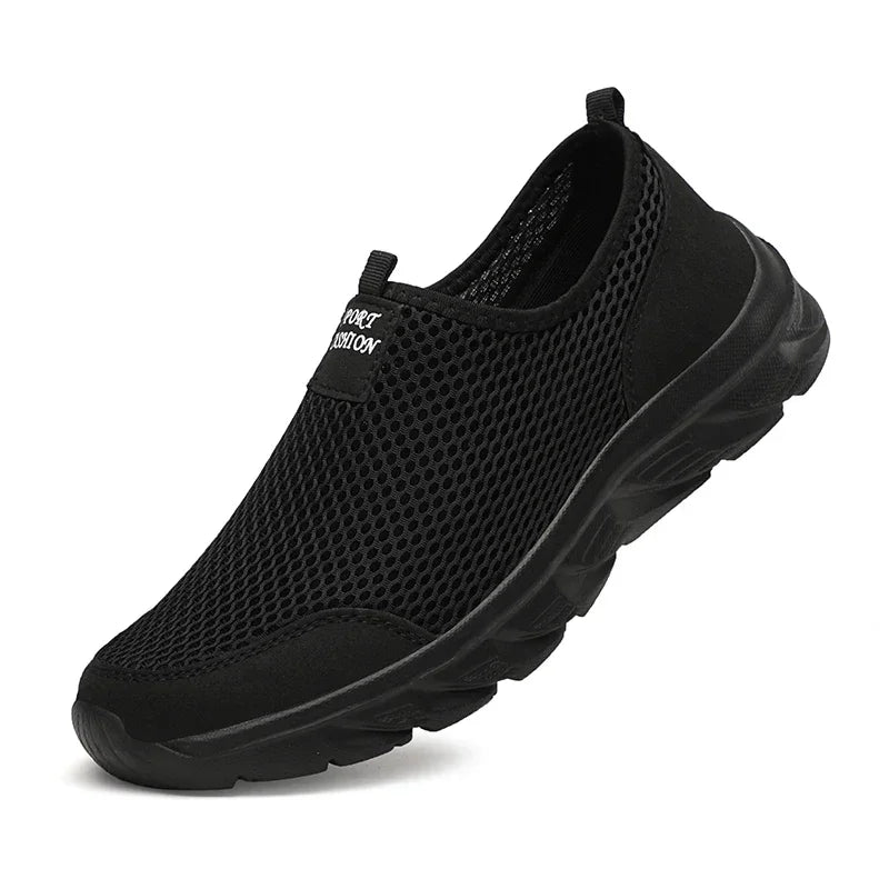 MAEDEF Sneakers Men Summer Casual Shoes Men Mesh Breathable Outdoor Non Slip Sports Shoe Slip on Loafers for Men Plus Size 38-46