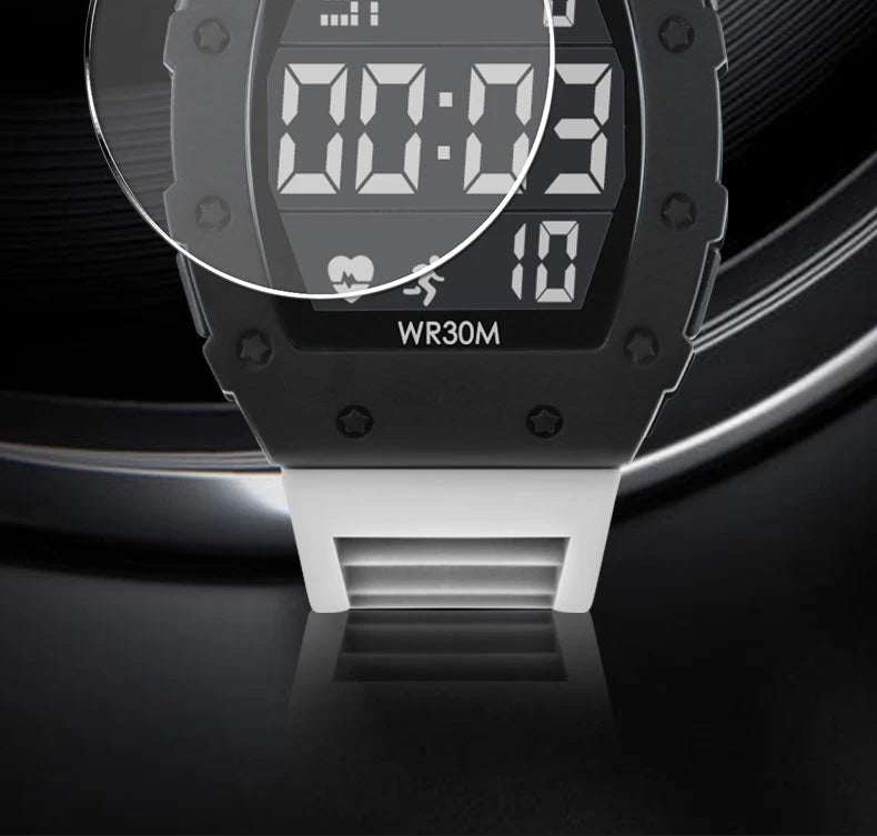 2025 Man Digital Watch Outdoor Sports Multifunctional Waterproof Shock Luminous LED Military Electronics Watch High-end Luxury