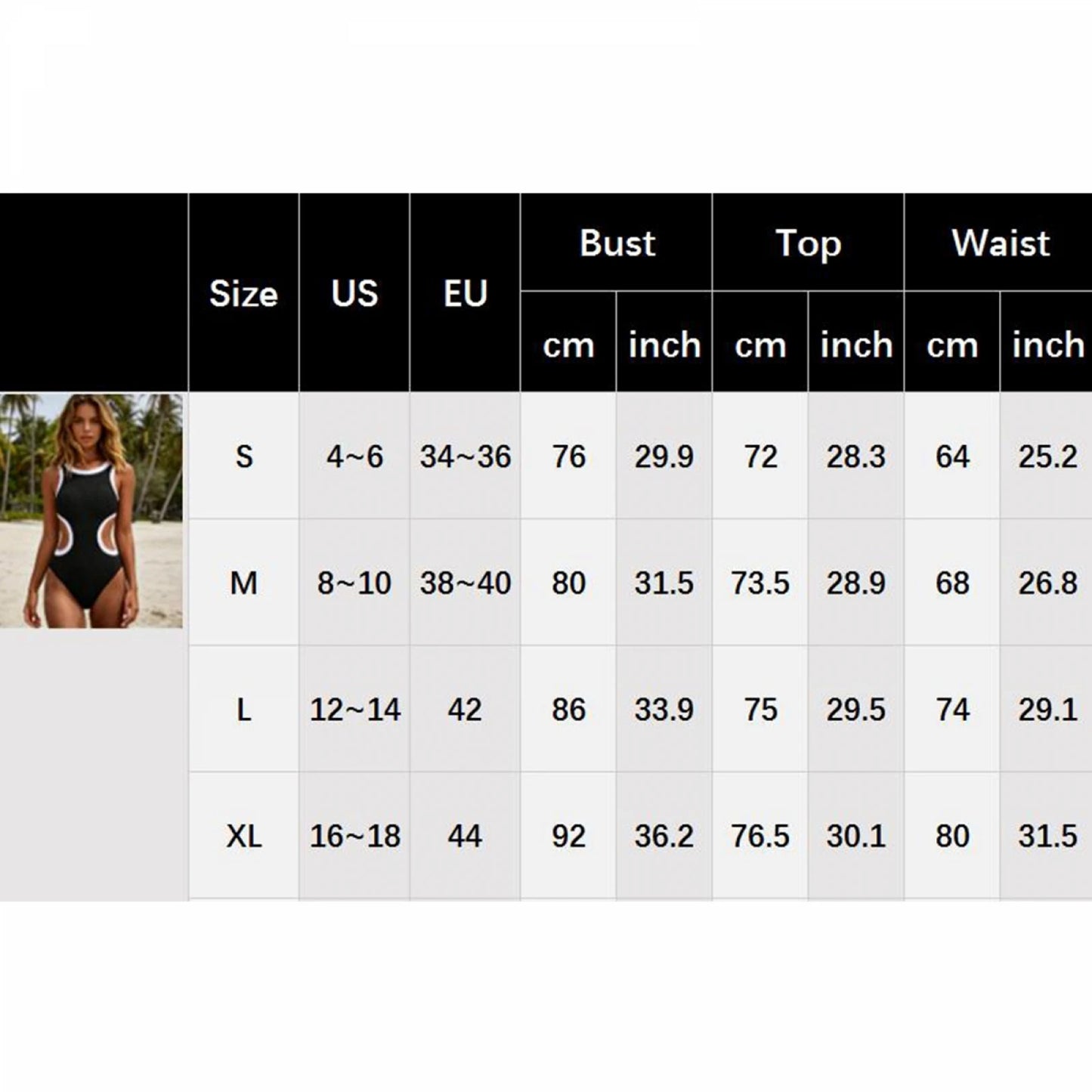 Women's Summer Romper Swimwear Sleeveless Contrast Color Cutout Bathing Suit Monokini Swimsuit