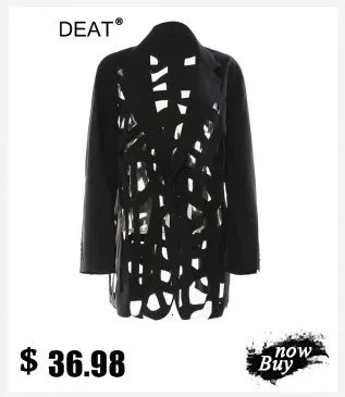 DEAT Fashion Women Blazer Notched Collar Long Sleeves Single Button 3D Love Rivet Decoration Suit Jackets Autumn 2025 New 7AB858
